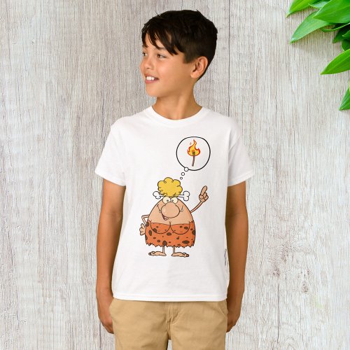 Caveman Fire T_Shirt