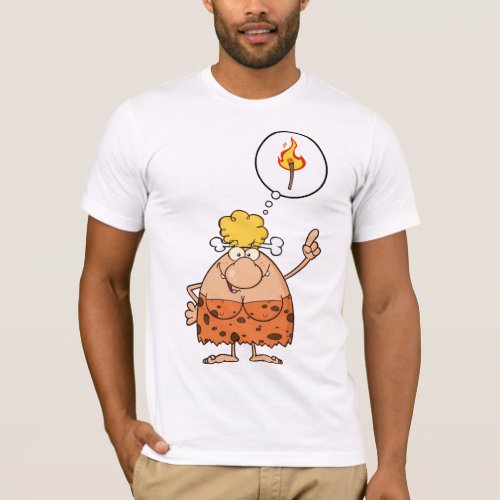 Caveman Fire T_Shirt