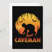 Caveman - Funny Caving Speleology (Front/Back)