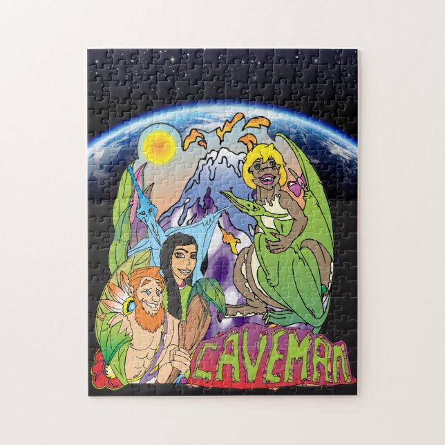 CAVEMAN Gang Jigsaw Puzzle (Vertical)