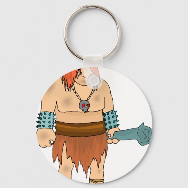 Caveman Keychain (Front)