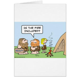 caveman realty fire included cards