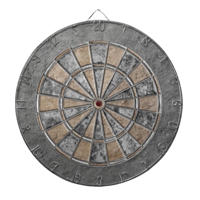Caveman Stone Dartboard (Front)