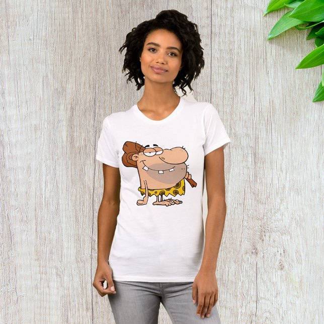 Caveman With Club Womens T-Shirt (Creator Uploaded)