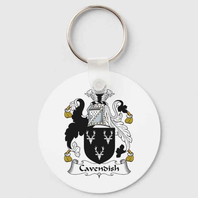 Cavendish Family Crest Keychain (Front)