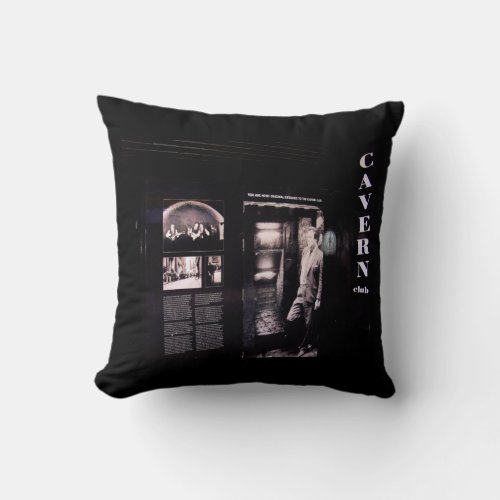 Cavern Club Original Entrance Liverpool UK Throw Pillow