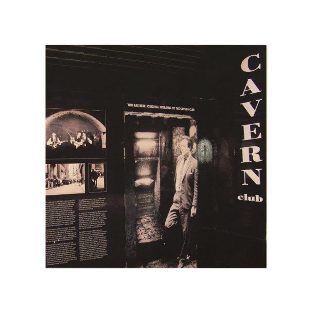 Cavern Club Original Entrance, Liverpool, UK. Wood Wall Art (Front)