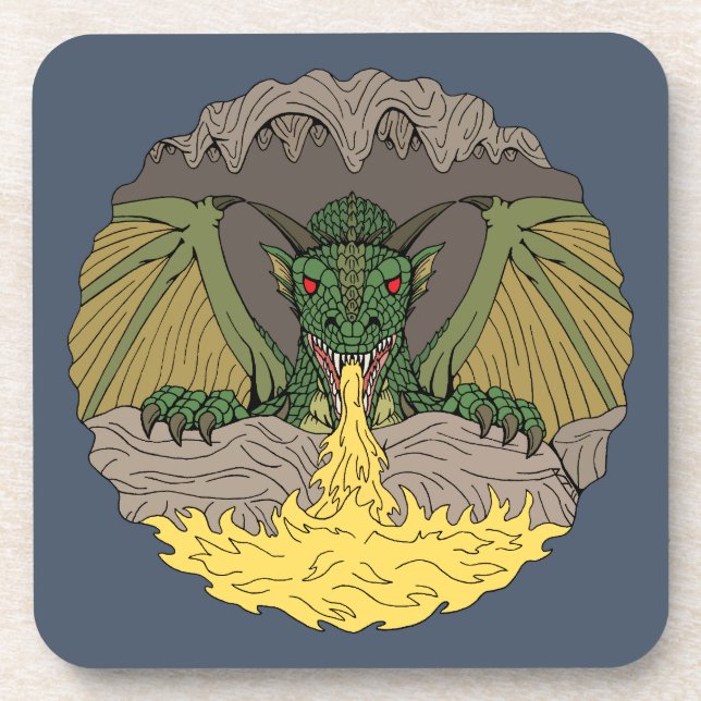 Cavern Dragon 2016 Beverage Coaster (Front)