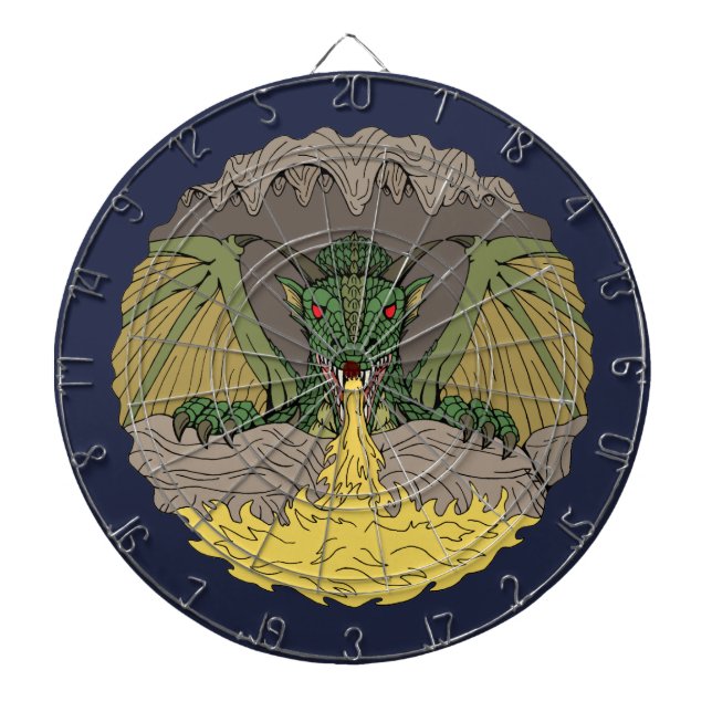 Cavern Dragon 2016 Dart Board (Front)