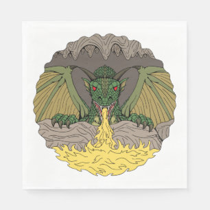 Cavern Dragon 2016 Napkins