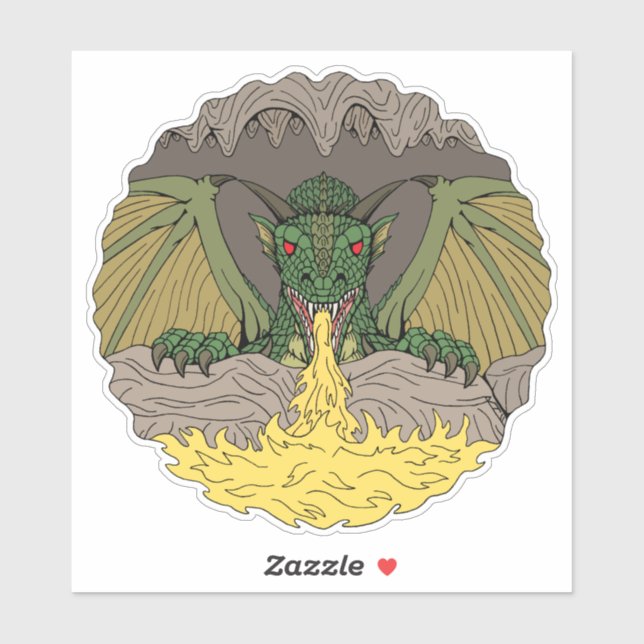 Cavern Dragon 2016 Sticker (Sheet)