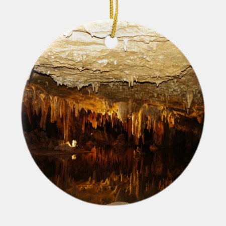 Cavern Lake Ceramic Ornament