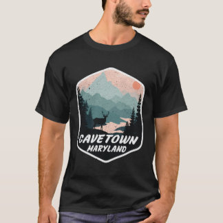 Cavetown Maryland Md Mountains Hike Hiking Souveni T-Shirt