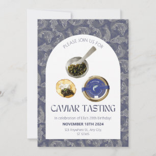 Caviar Tasting Party Invitation