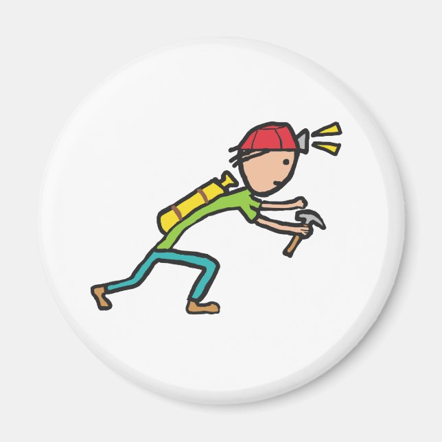 Caving and Spelunking Magnet (Front)