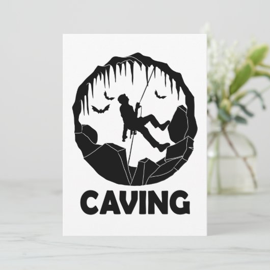 Caving - Cave Spelunking Speleology (Standing Front)