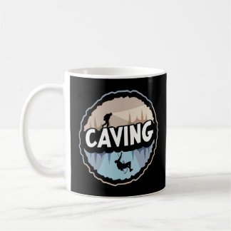 Caving Hobby Exploring Cave Explorer Coffee Mug