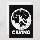 Caving - Speleology Cave Exploration (Front/Back)