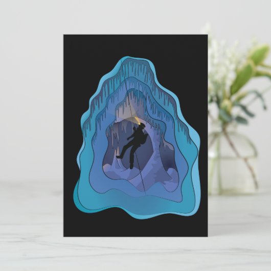 Caving Spelunking Underground (Standing Front)