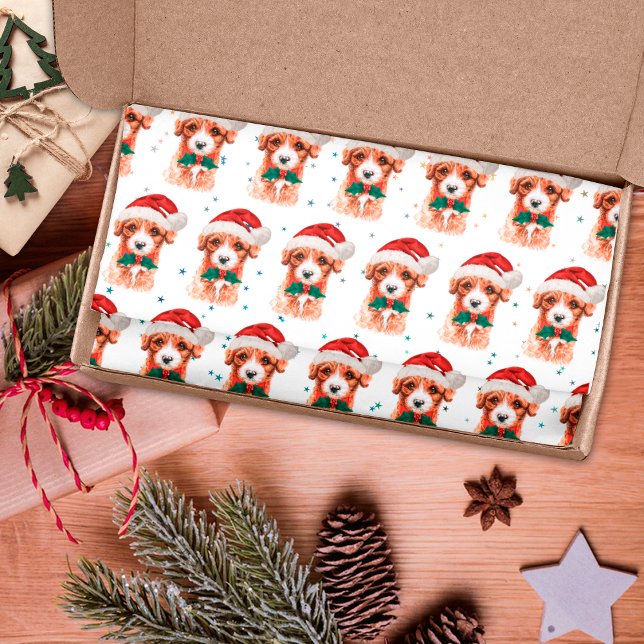 Cavoodle Dog Breed Christmas Stars Tissue Paper (Creator Uploaded)