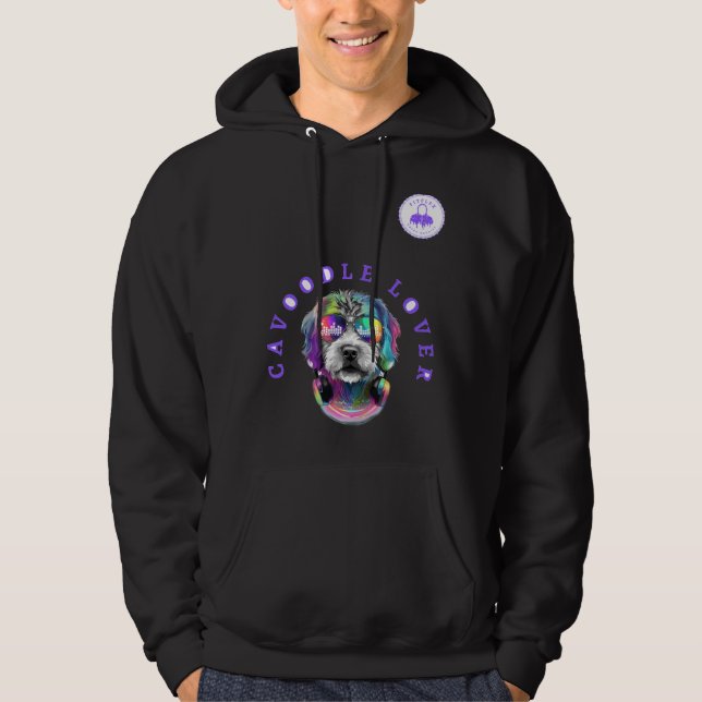 Cavoodle Lover Hoodie by FitFlex (Front)