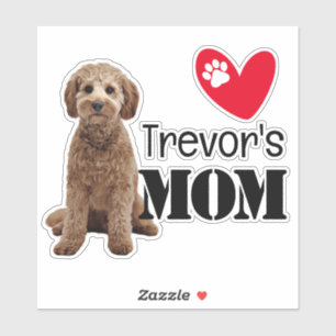 Cavoodle Mom Personalized Sticker