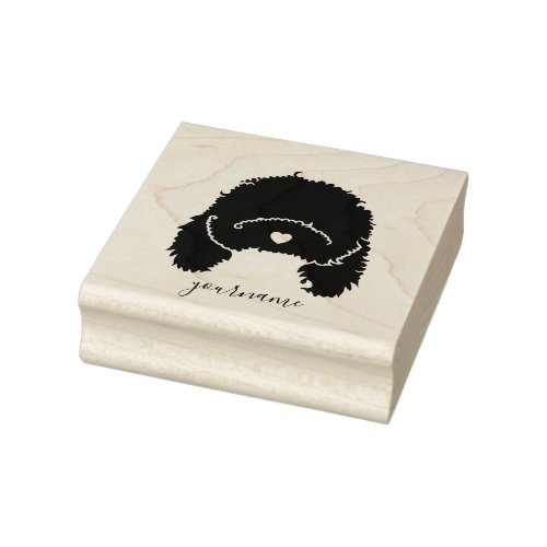 Cavoodle Poodle Cute Puppy Dog Rubber Stamp