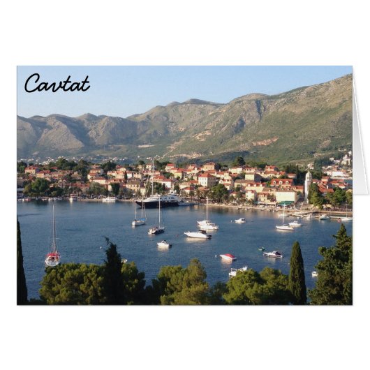 Cavtat, Croatia Cards (Front Horizontal)