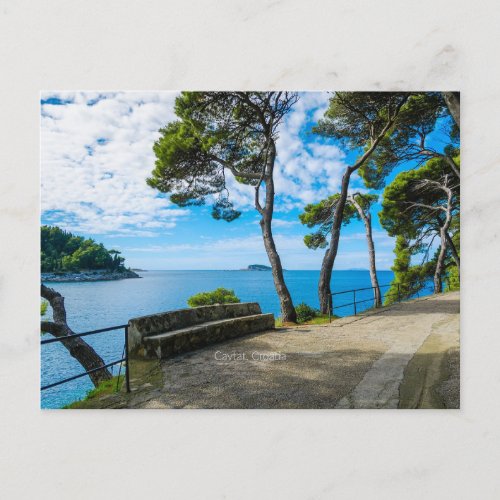 Cavtat Croatia picturesque photograph Postcard