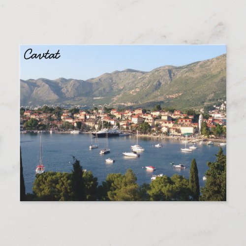 Cavtat Croatia Postcard