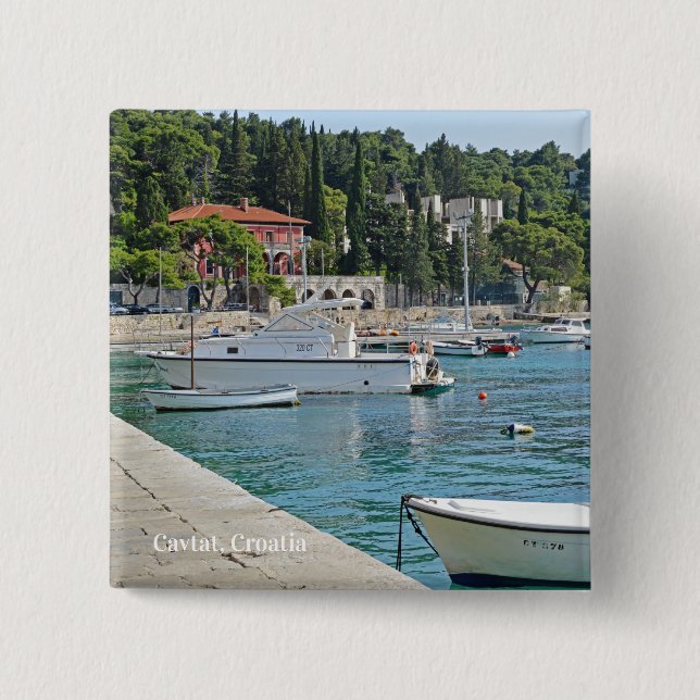 Cavtat, Croatia view of the Water Button (Front)