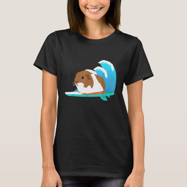 Cavy Surfboard Clothes Stuff Costume Gift Surfing  T-Shirt (Front)