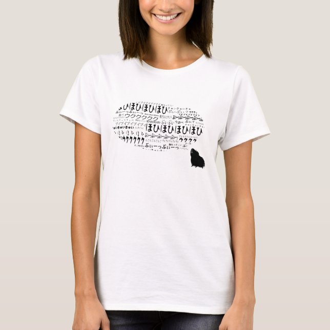 Cavyart Piggytalks Tee (Longhaired) (Front)