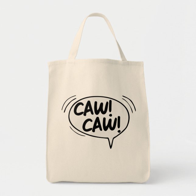 CAW CAW AOS TOTE BAG (Front)