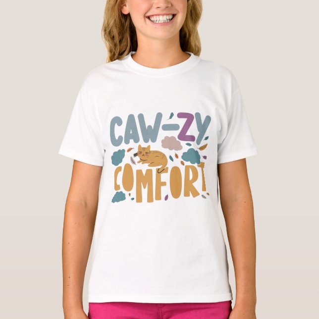 Caw-zy Comfort T-Shirt (Front)