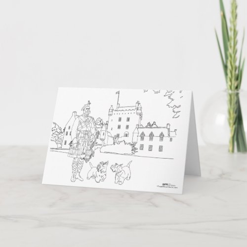 Cawdor Castle Scotland  Card