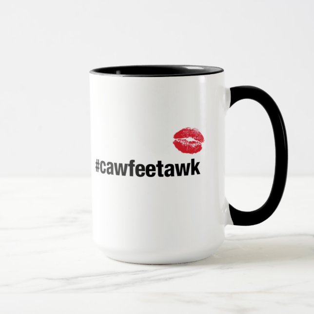 #cawfeetawk Mug (large) (Right)