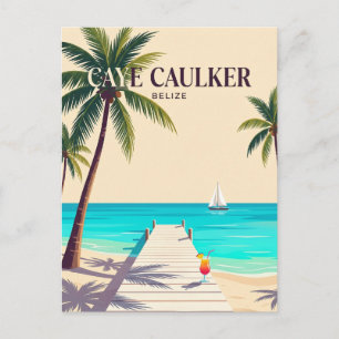 Caye Caulker Belize Postcard