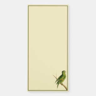 Cayenne gold-winged Parakeet  Magnetic Notepad