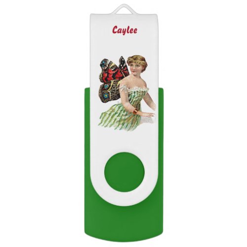 CAYLEE  VICTORIAN Butterfly Fairy  1800s  Flash Drive