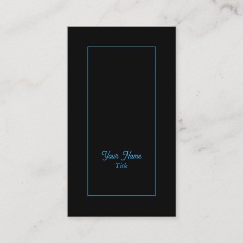 Cayman Blue Smart Elegant Business Card