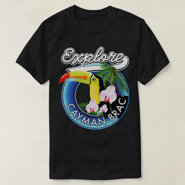 Cayman Brac Travel T-Shirt (Design Front)