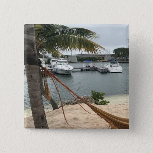 Cayman Island Boats Button by Willowcatdesigns