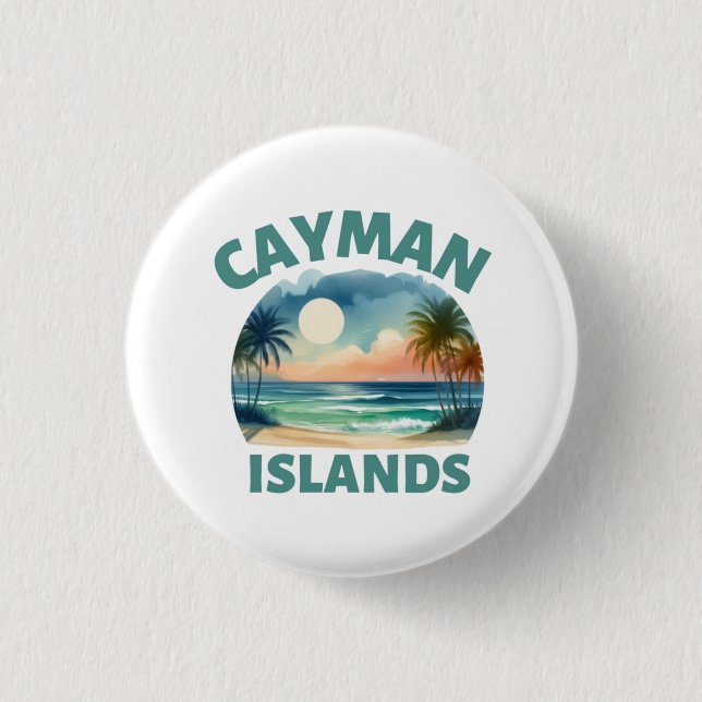 Cayman island button (Front)