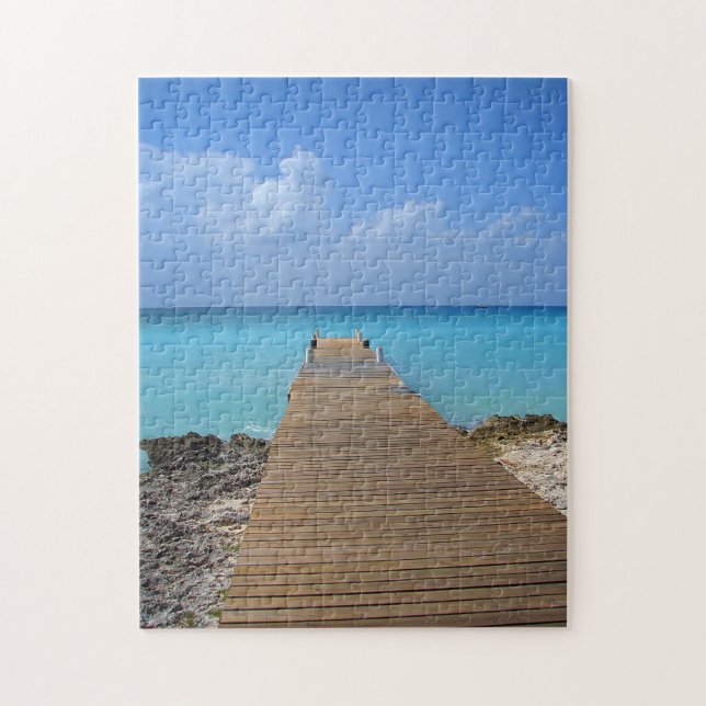 Cayman Island Dock Jigsaw Puzzle (Vertical)