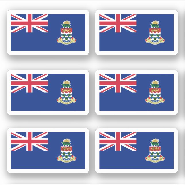 Cayman Islander flag Sticker (Front)