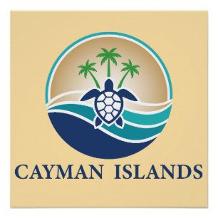 Cayman Islands Caribbean Poster