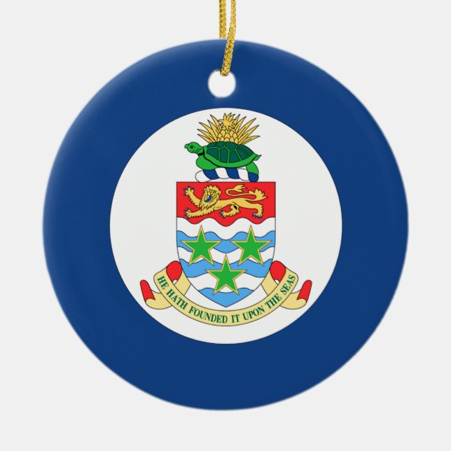Cayman Islands Ceramic Ornament (Front)