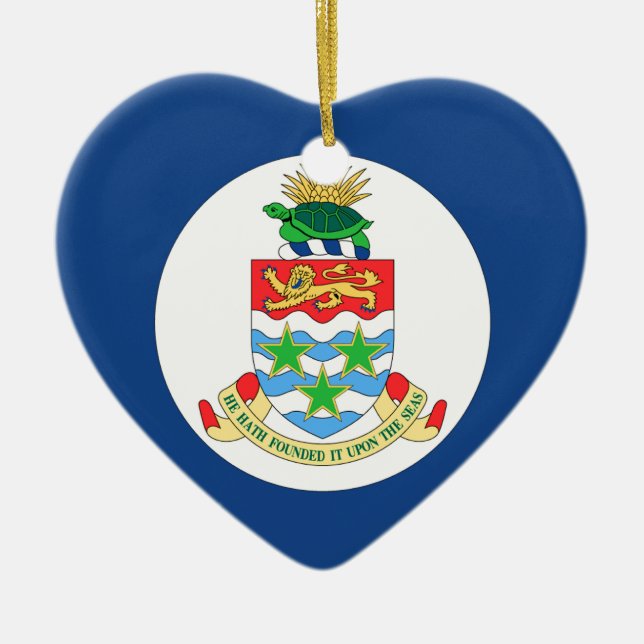 Cayman Islands Ceramic Ornament (Front)