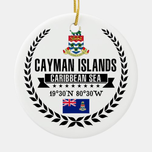 Cayman Islands Ceramic Ornament